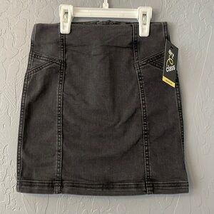 Art class girls black jean skirt